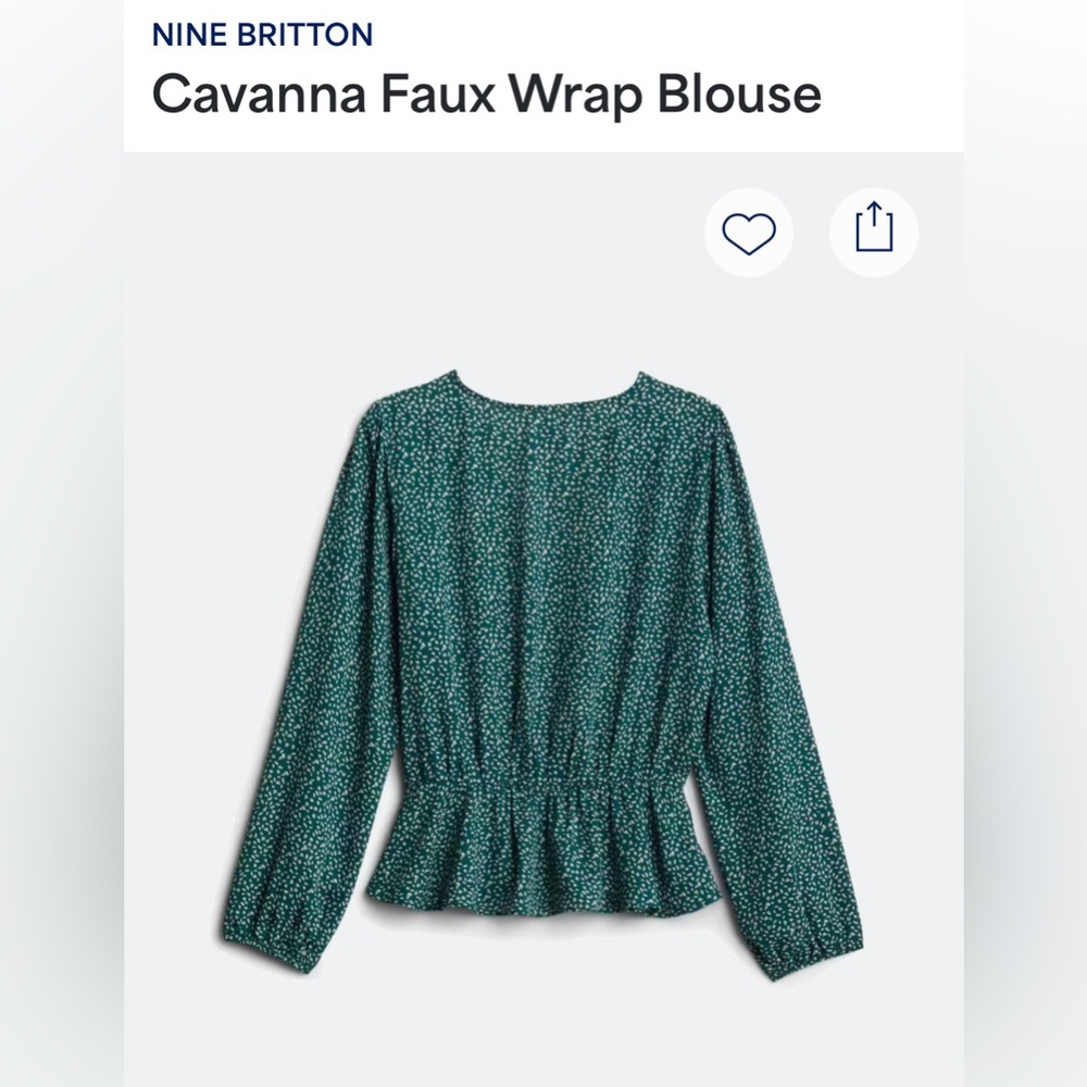 Cavanna Faux Wrap Blouse